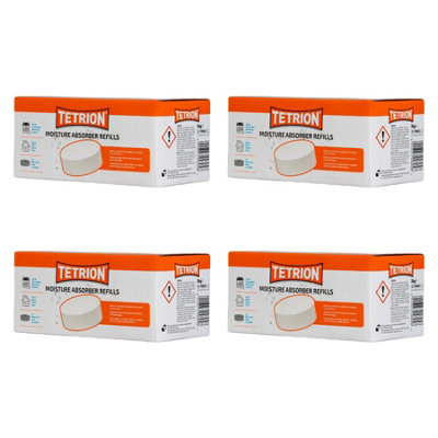 Tetrion Dehumidifier Car Home Moisture Absorber Trap Damp Refil x4 Price Comparisons | Compare The Build
