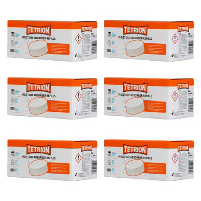 Tetrion Dehumidifier Car Home Moisture Absorber Trap Damp Refil x6 Price Comparisons | Compare The Build