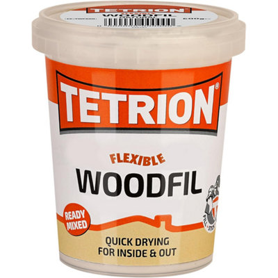 Tetrion Flexible Woodfil Quick Drying For Inside and Out 600g (Pack of 3)