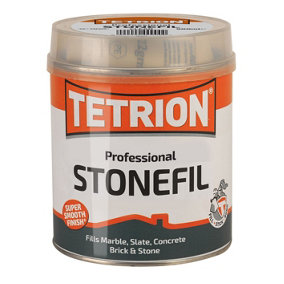 Tetrion Professional Stonefil White 900mL x6 Fast Drying Excellent Coverage