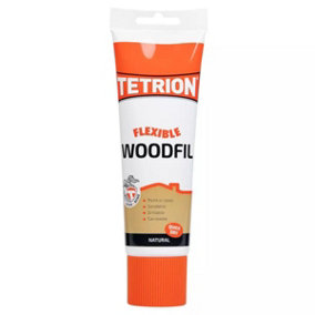 Tetrion Professional Wood Filler Natural Pine Fast Drying Drillable 330g x12