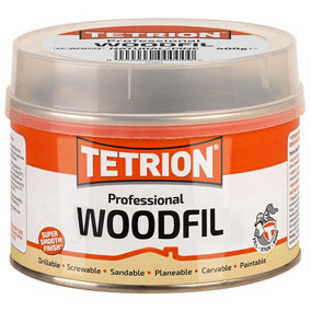 Tetrion Professional Woodfil White 2K Filler 400g x 3