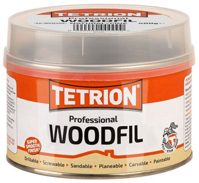 Tetrion Professional Woodfil White 2K Filler 400g x6 Excellent Coverage