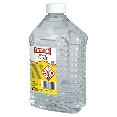 Tetrion White Spirit Clean Brushes & Paint Spills Thinner - 2 Litre x 3