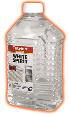 Tetrion White Spirit Clean Brushes & Paint Spills Thinner - 2 Litre X 6
