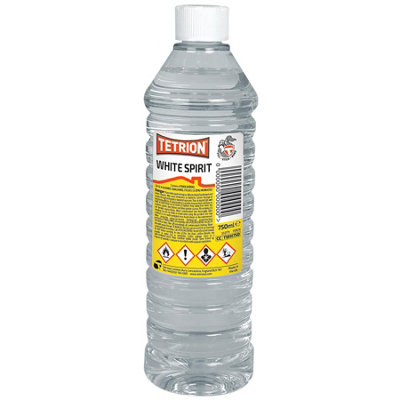 Tetrion White Spirit Clean Brushes & Paint Spills Thinner - 750ml x 3