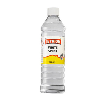 Tetrion White Spirit Clean Brushes & Paint Spills Thinner 750mL x4 Full Coverage