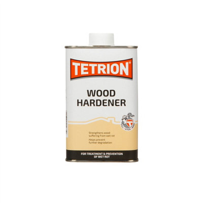 Tetrion Wood Hardener Prevent and Cure Wet Rot Internal External Use 500ml X 4