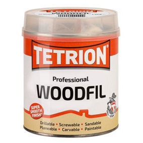 Tetrion Woodfil 2K Filler White 1.2kg x6 Fast Drying Excellent Coverage