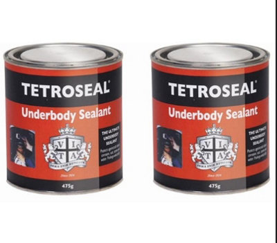 Tetroseal Ultimate Underbody Underseal Shutz Sealant - 475g x2 Easy Application