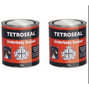 Tetroseal Ultimate Underbody Underseal Shutz Sealant - 475g x2 Easy Application