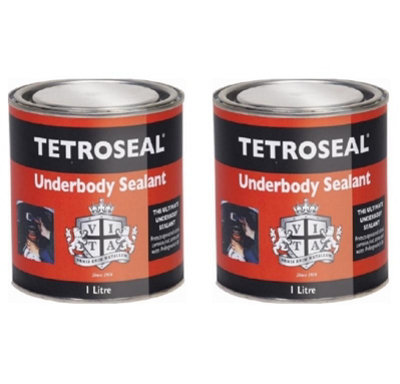 Tetroseal Ultimate Underbody Underseal Shutz Sealant - 950g x2 Easy Application