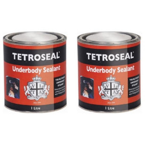 Tetroseal Ultimate Underbody Underseal Shutz Sealant - 950g x2 Easy Application