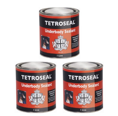 Tetroseal Ultimate Underbody Underseal Shutz Sealant - 950g x3 Easy Application