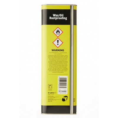 TETROSEAL WAX OIL BLACK 5L TIN RUSTPROOF CAR UNDERBODY PROTECT PREVENT RUST