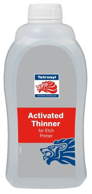 Tetrosyl Activated Thinner For Etch Primer - 1L Litre x 4