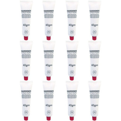 Tetrosyl EXH001 Red Hardener for Resin Body Fillers 40gm x12 Excellent Coverage