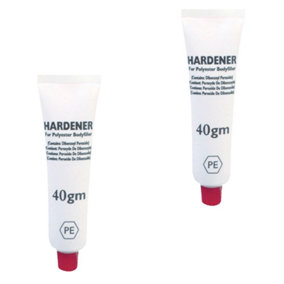 Tetrosyl EXH001 Red Hardener For Resin Body Fillers 40gm x2 Excellent Coverage