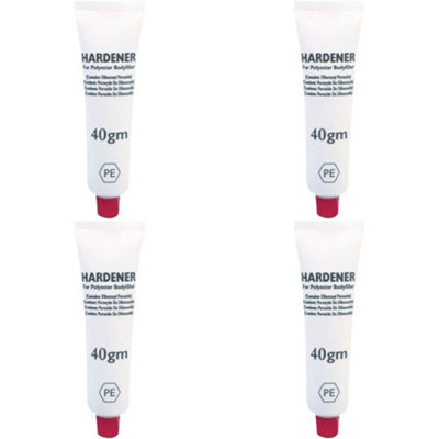 Tetrosyl EXH001 Red Hardener For Resin Body Fillers 40gm x4 Excellent ...