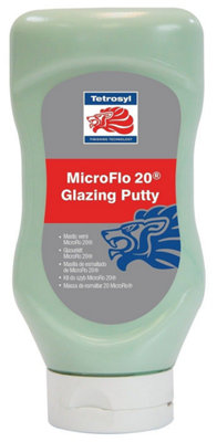 Tetrosyl MFG500 MicroFlo 20 Glazing Putty 440mL Filler For All Metal Substrates