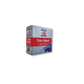 Tetrosyl Uni-Mask Trim Mask Protection Creped Paper Vinyl Tape 50mm x 10m x 12