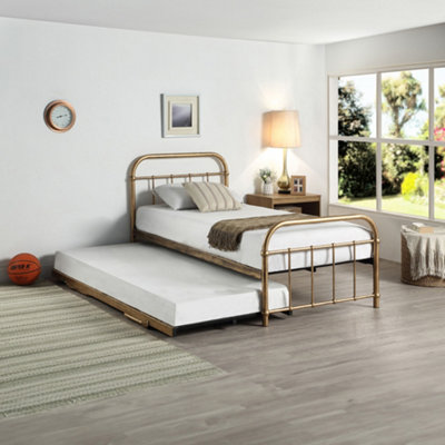 Single bed shop frame trundle