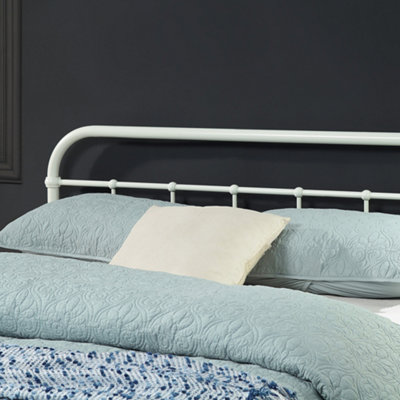 White iron hotsell headboard king