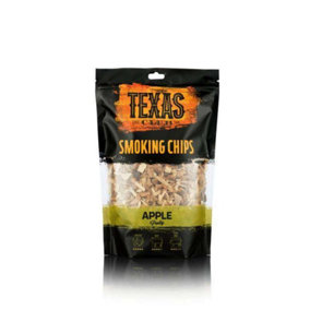 Texas Club Apple Wood Chips, 1ltr - Infuse Your Grilled Delights with the Pleasant Aroma and Sweet Smoke of Apple Wood