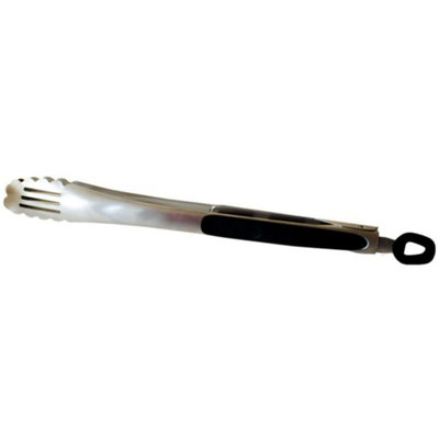 Texas Club Brushed Stainless Steel Grill Tongs: Essential Grilling Perfection at 45cm
