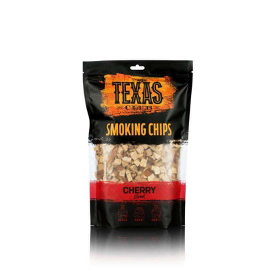 Texas Club Cherry Wood Chips 1ltr Infuse Fruity and Sweet