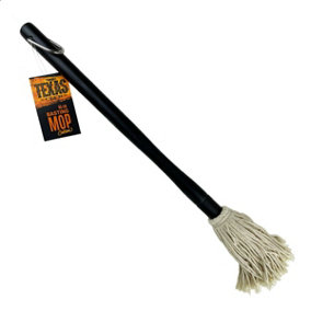 Texas Club Cotton BBQ Mop, 46 cm - Evenly Coat Your Grilled Delicacies with Ease