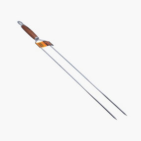 Texas Club Double-Skewer With Handle, 70 Cm.