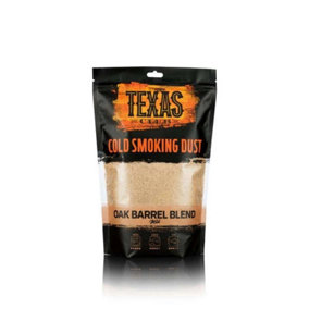 Texas Club Oak Barrel Blend Dust, 500g - Elevate Your Cold Smoking with Gentle Oak, Sweet Smoke, and a Hint of Bourbon Aroma