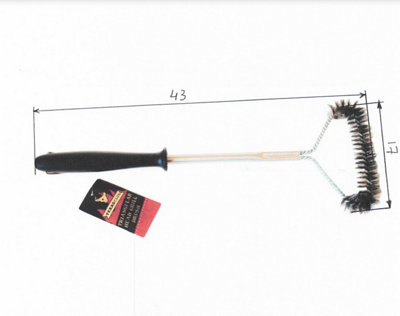 Texas Club Stainless Steel Grill Grate Cleaning Brush Effortless Grilling Maintenance Must Have