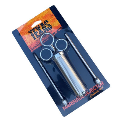 Texas Club Stainless Steel Marinade Injector  Effortless Meat Marination - 3