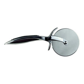 Texas Club Stainless Steel Pizza Cutter, 20cm - Fast and Effortless Pizza Slicing