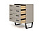 Texas Grey 4 drawer chest of drawers