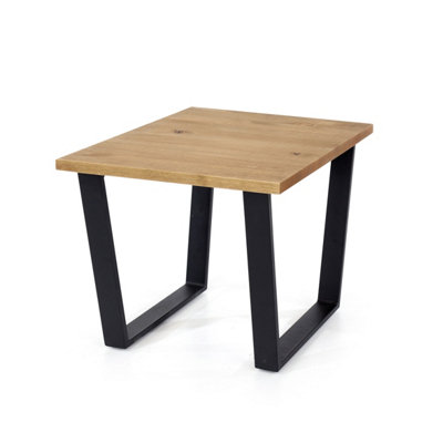Texas Lamp Table Antique waxed pine