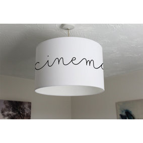 Text Cinema (Ceiling & Lamp Shade) / 45cm x 26cm / Lamp Shade
