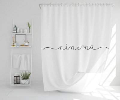 Text Cinema (Shower Curtain) / Default Title Price Comparisons | Compare The Build