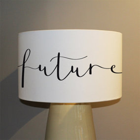 Text Future (Ceiling & Lamp Shade) / 45cm x 26cm / Lamp Shade