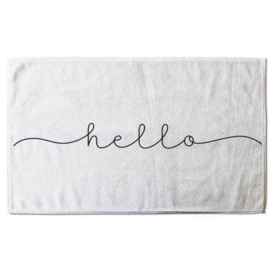 Text Hello (Bath Towel) / Default Title Price Comparisons | Compare The Build
