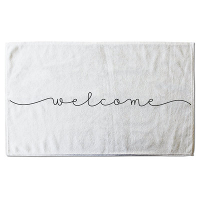 Text Welcome (Bath Towel) / Default Title Price Comparisons | Compare The Build