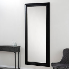 Textured Black Full length mirror 168.5x77cm