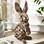 Textured Bunny Rabbit Ornament Home Décor Gift Idea