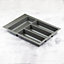 Textured Grey Cutlery Tray for 400mm Blum Tandembox Kitchen Drawer 422mm x 312mm Storage Basalt Compartment Non Slip Texture