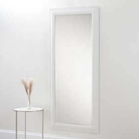 Textured White Full length mirror 168.5x77cm