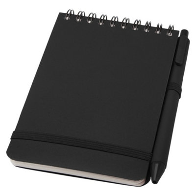 Thalaasa Hard Cover A6 Wirebound Notebook Solid Black (One Size)