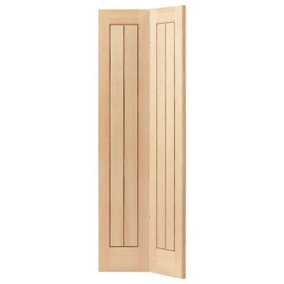 Thames Oak Bi-fold Door - Unfinished