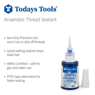 That Rapid Blu Gel Pipe Thread Sealer Liquid PTFE 50ml